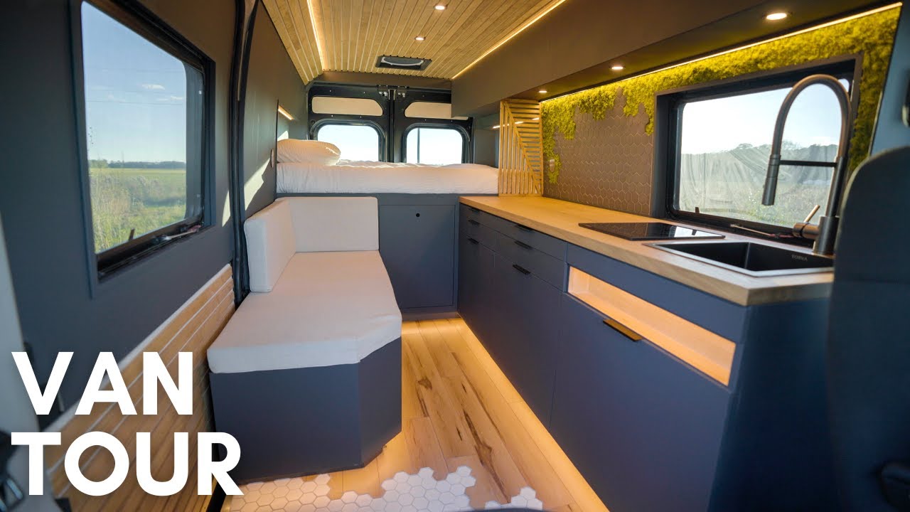 Luxury Modern Tiny Home on Wheels Van Tour