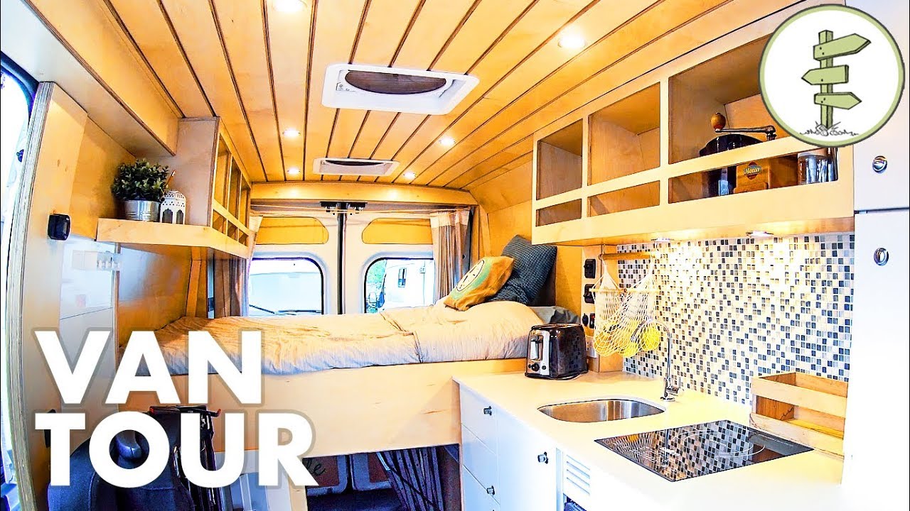 Take a Virtual Tour of a Smart Camper Van with Great Features