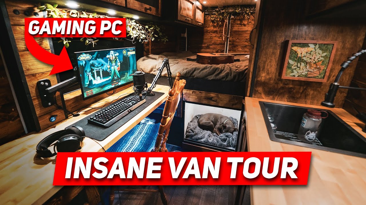 Van Tour of a Gaming Van Conversion