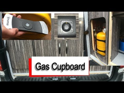 Building a Sealed Gas Cupboard for a Gaslow Refillable LPG Cylinder in a Mercedes Sprinter Van Conversion