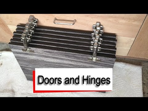 How to Make Cupboard Doors and Fit Soft Close Hinges for a Mercedes Sprinter Campervan